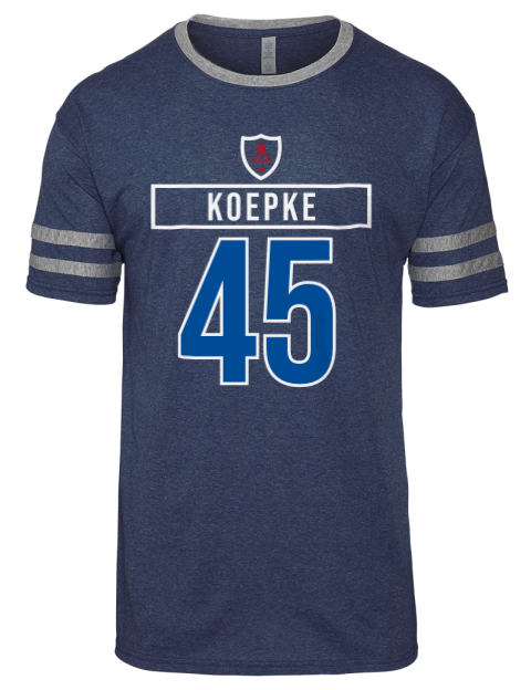1A Away Jersey cole koepke Men's Tri-Blend T-Shirt | Swagsta