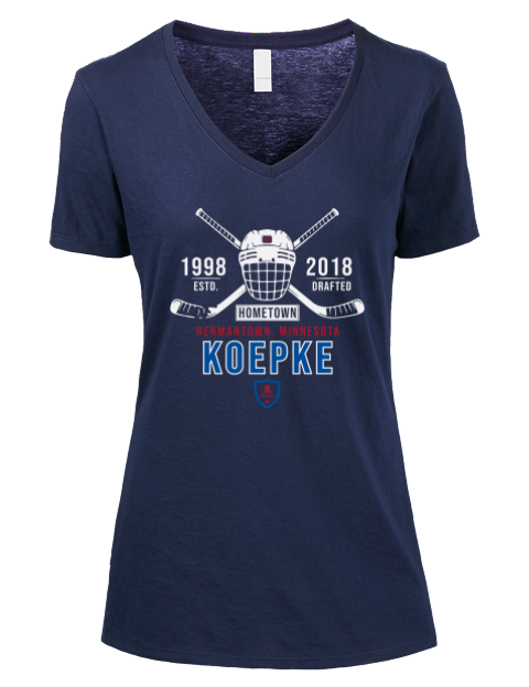 3A Heritage cole koepke Premium Ladies V-Neck T-Shirt | Swagsta