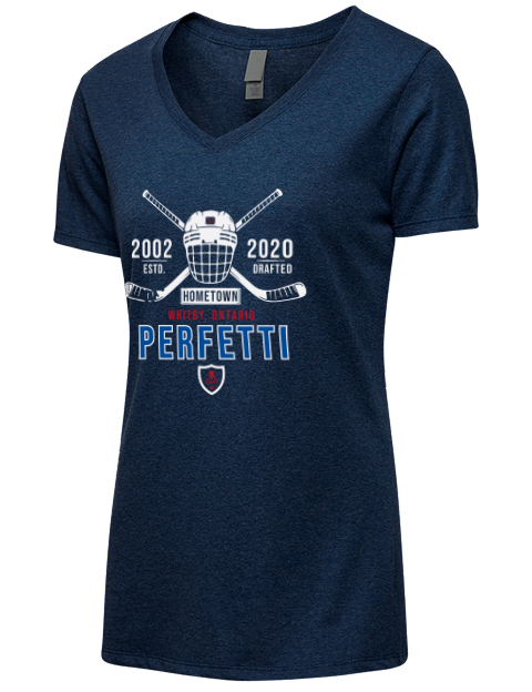 3A Heritage cole perfetti Premium Ladies V-Neck T-Shirt | Swagsta