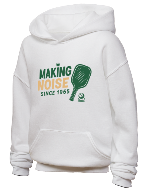 Making Noise Since Pickleball Youth Hooded Sweatshirt | Swagsta