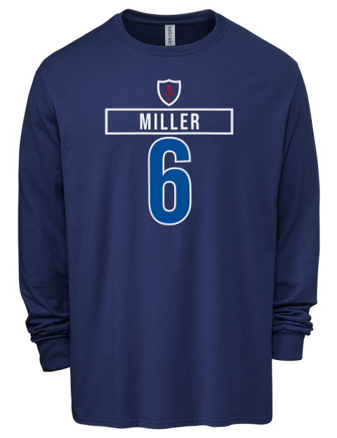1A Away Jersey colin miller Men's Premium Blend Long Sleeve-T-Shirt | Swagsta