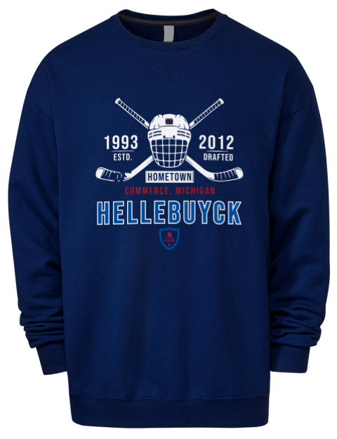 3A Heritage connor hellebuyck Premium Unisex Crewneck Sweatshirt | Swagsta
