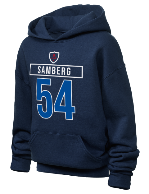 1A Away Jersey dylan samberg Youth Hooded Sweatshirt | Swagsta