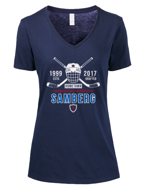 3A Heritage dylan samberg Premium Ladies V-Neck T-Shirt | Swagsta