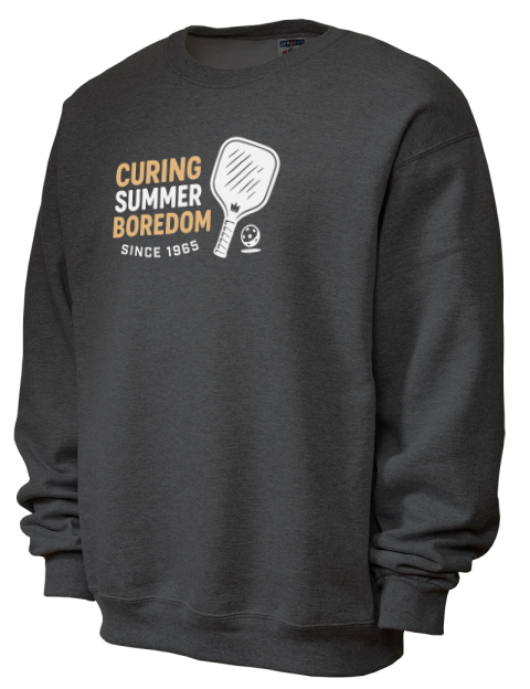 Curing Boredom Since Pickleball Unisex Crewneck Sweatshirt | Swagsta