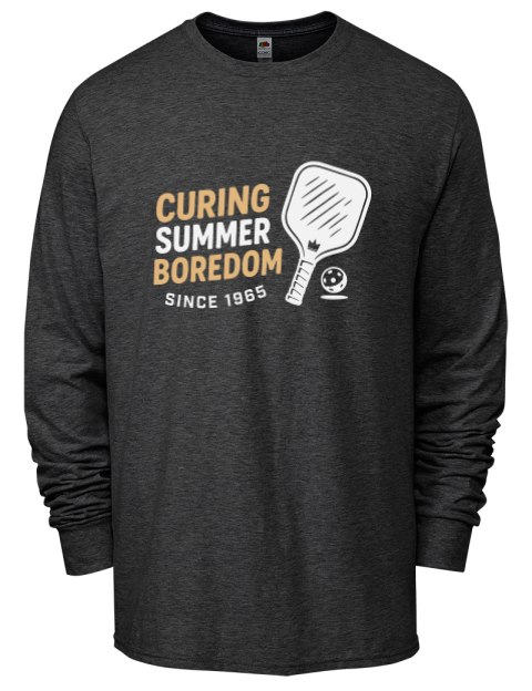 Curing Boredom Since Pickleball Men's Long-Sleeve T-Shirt | Swagsta