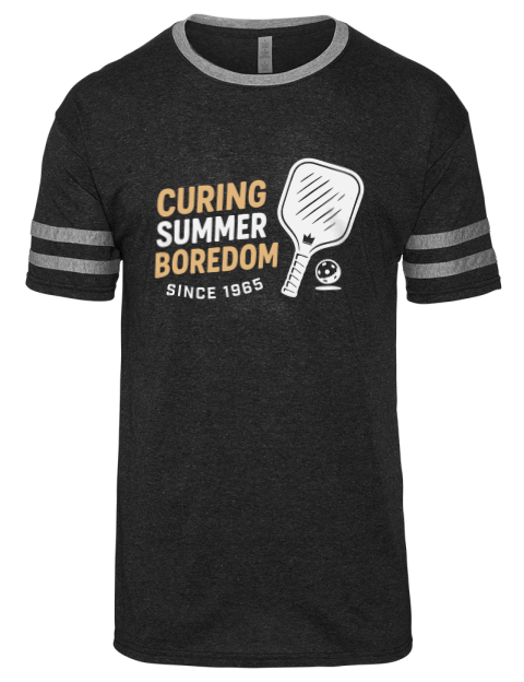Curing Boredom Since Pickleball Men's Tri-Blend T-Shirt | Swagsta