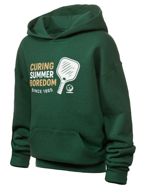 Curing Boredom Since Pickleball Youth Hooded Sweatshirt | Swagsta