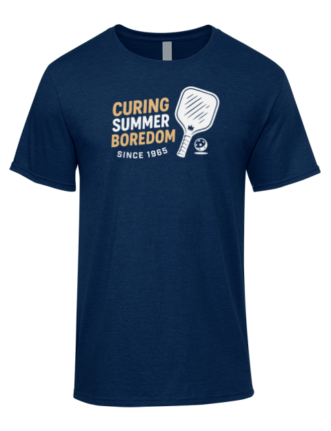 Curing Boredom Since Pickleball Premium Ring-Spun Cotton Unisex T-Shirt | Swagsta