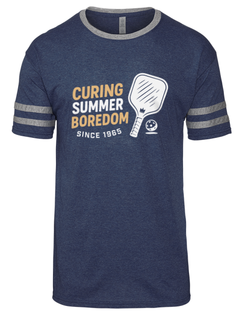 Curing Boredom Since Pickleball Men's Tri-Blend T-Shirt | Swagsta