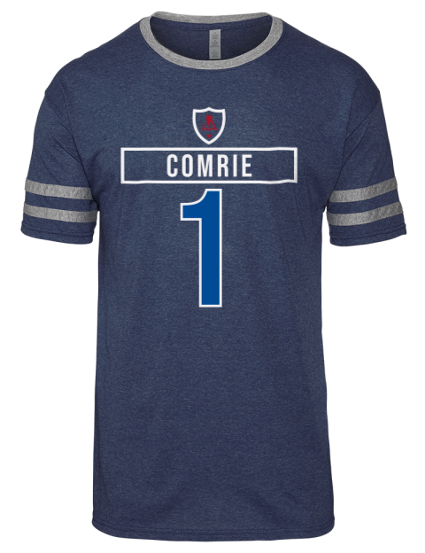 1A Away Jersey eric comrie Men's Tri-Blend T-Shirt | Swagsta