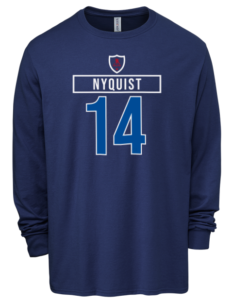 1A Away Jersey gustav nyquist Men's Premium Blend Long Sleeve-T-Shirt | Swagsta