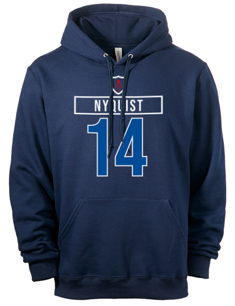 1A Away Jersey gustav nyquist Eco Premium Unisex Hooded Sweatshirt | Swagsta