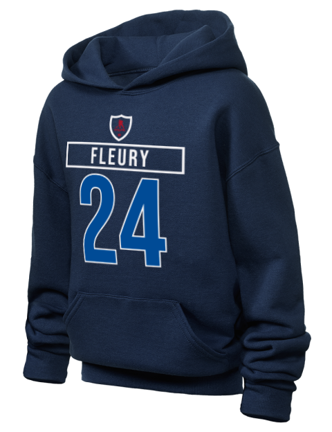 1A Away Jersey haydn fleury Youth Hooded Sweatshirt | Swagsta