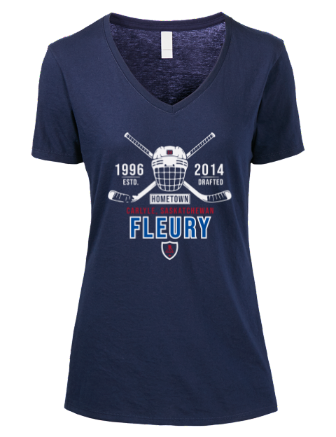 3A Heritage haydn fleury Premium Ladies V-Neck T-Shirt | Swagsta