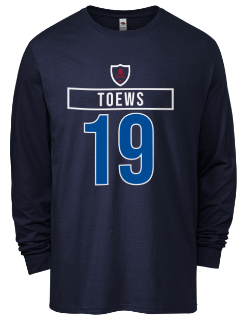 1A Away Jersey jonathan toews Men's Long-Sleeve T-Shirt | Swagsta