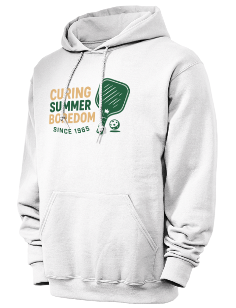 Curing Boredom Pickleball Unisex Hooded Sweatshirt | Swagsta