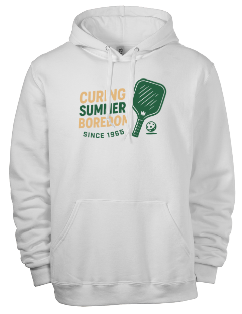 Curing Boredom Pickleball Eco Premium Unisex Hooded Sweatshirt | Swagsta
