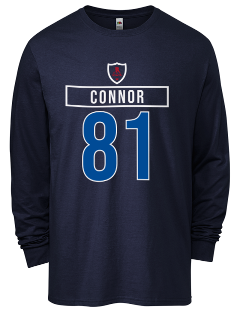 1A Away Jersey kyle connor Men's Long-Sleeve T-Shirt | Swagsta