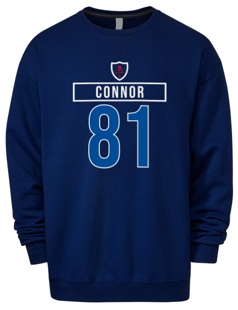 1A Away Jersey kyle connor Premium Unisex Crewneck Sweatshirt | Swagsta