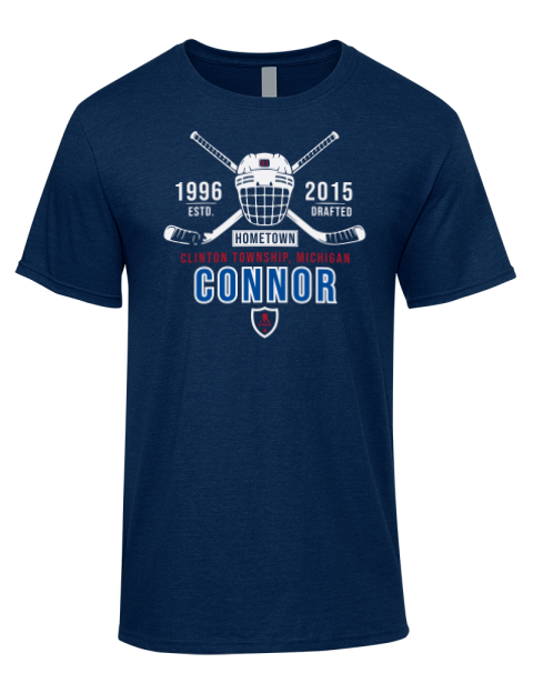 3A Heritage kyle connor Premium Ring-Spun Cotton Unisex T-Shirt | Swagsta