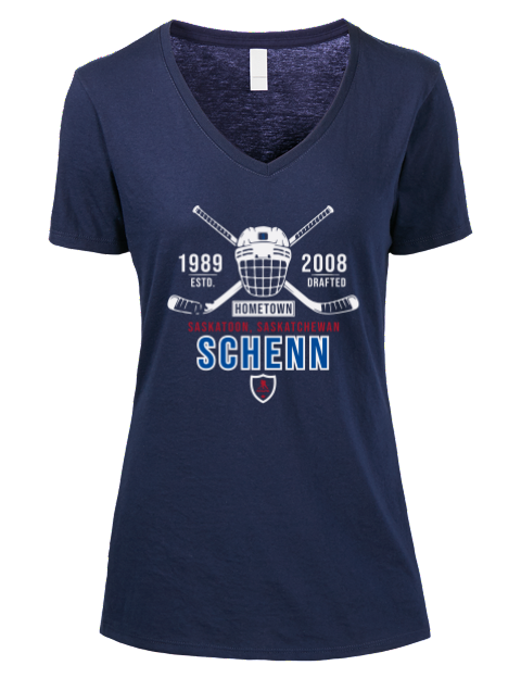 3A Heritage luke schenn Premium Ladies V-Neck T-Shirt | Swagsta