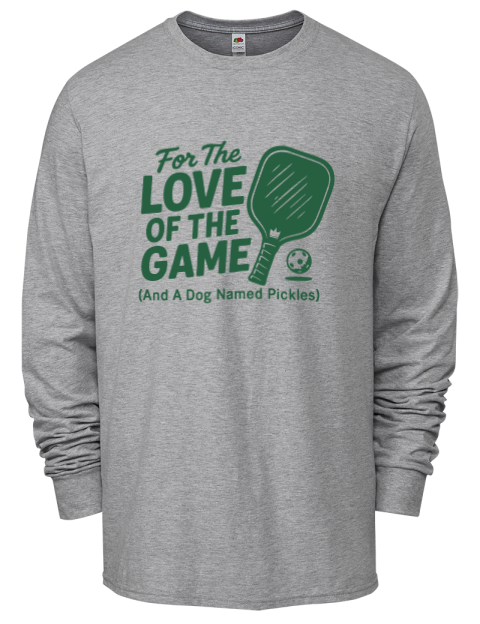 Love Of The Game Pickleball Men's Long-Sleeve T-Shirt | Swagsta