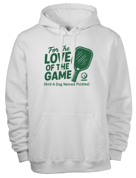Love Of The Game Pickleball Eco Premium Unisex Hooded Sweatshirt | Swagsta