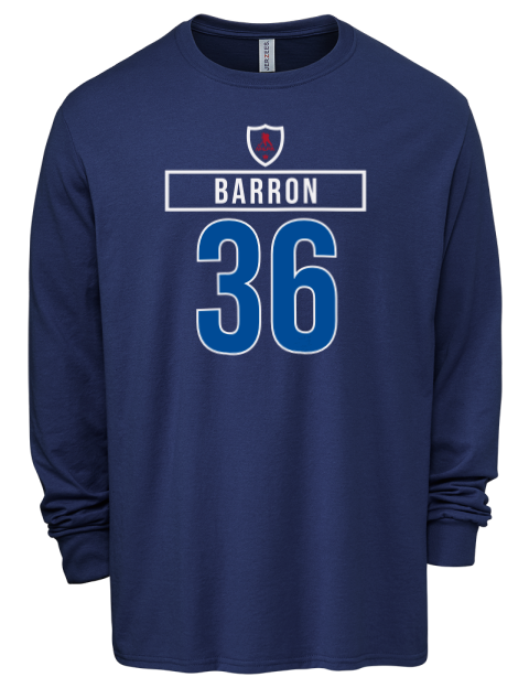 1A Away Jersey morgan barron Men's Premium Blend Long Sleeve-T-Shirt | Swagsta