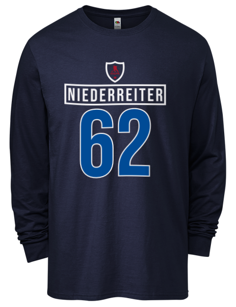 1A Away Jersey nino niederreiter Men's Long-Sleeve T-Shirt | Swagsta