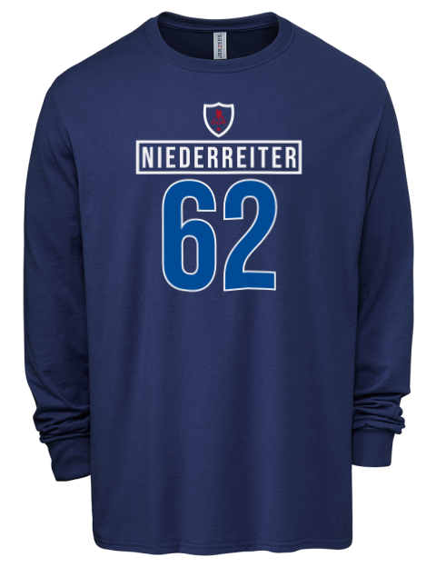 1A Away Jersey nino niederreiter Men's Premium Blend Long Sleeve-T-Shirt | Swagsta