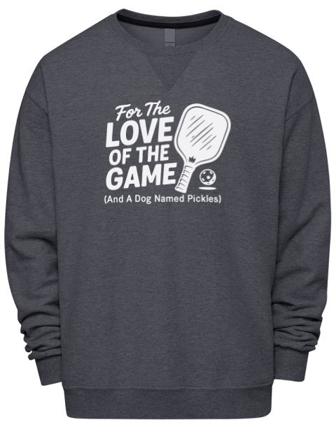 Love Of Pickleball Premium Unisex Crewneck Sweatshirt | Swagsta