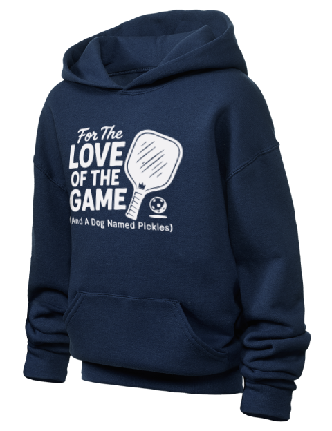 Love Of Pickleball Youth Hooded Sweatshirt | Swagsta