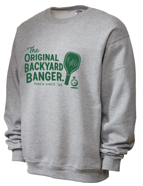 Original Backyard Banger Pickleball Unisex Crewneck Sweatshirt | Swagsta