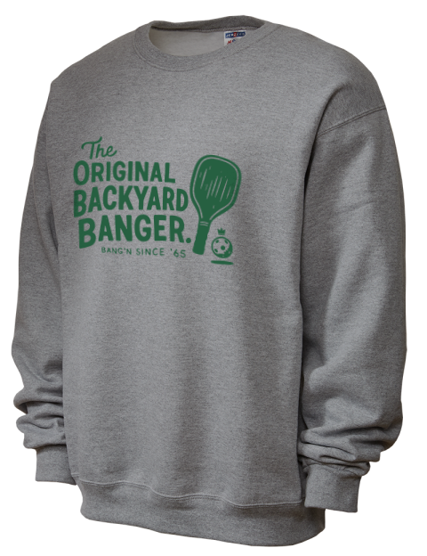Original Backyard Banger Pickleball Unisex Crewneck Sweatshirt | Swagsta