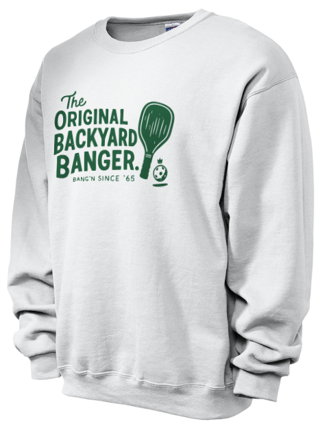 Original Backyard Banger Pickleball Unisex Crewneck Sweatshirt | Swagsta