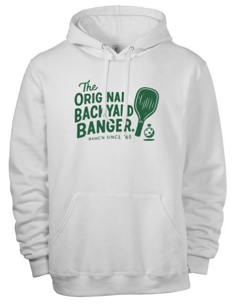 Original Backyard Banger Pickleball Eco Premium Unisex Hooded Sweatshirt | Swagsta
