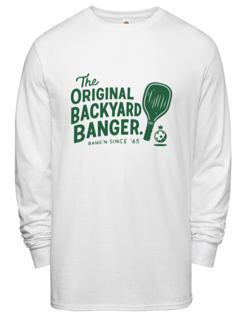 Original Backyard Banger Pickleball Men's Long-Sleeve T-Shirt | Swagsta