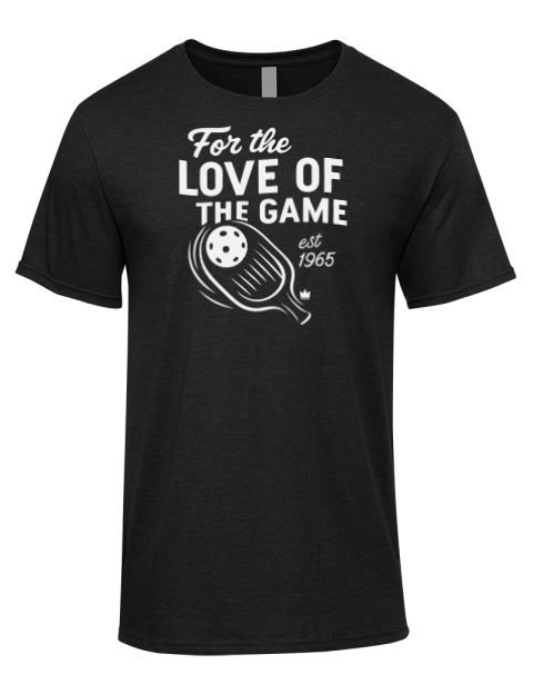 For The Love Pickleball Premium Ring-Spun Cotton Unisex T-Shirt | Swagsta