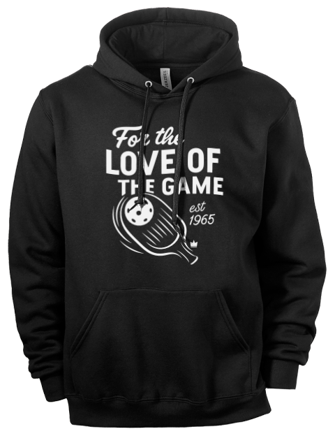 For The Love Pickleball Eco Premium Unisex Hooded Sweatshirt | Swagsta