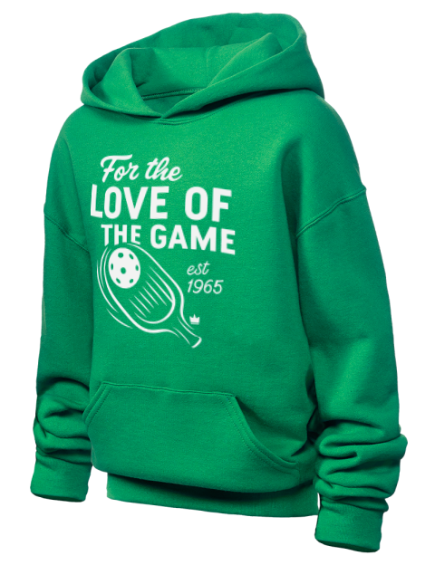 For The Love Pickleball Youth Hooded Sweatshirt | Swagsta