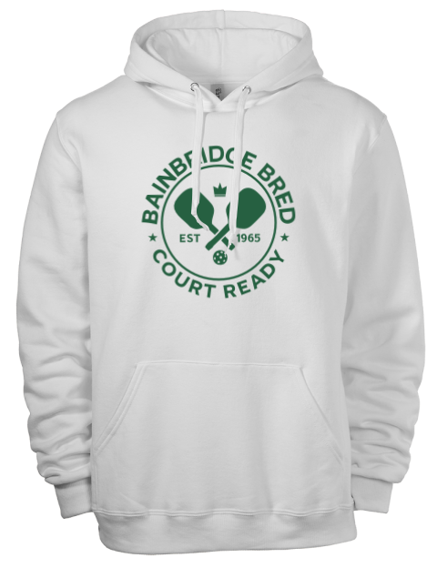 Court Ready Pickleball Eco Premium Unisex Hooded Sweatshirt | Swagsta