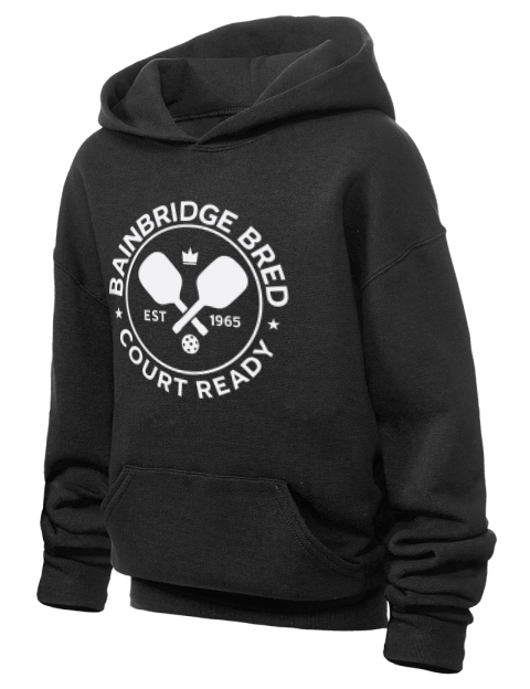 Bainbridge Bred Pickleball Youth Hooded Sweatshirt | Swagsta