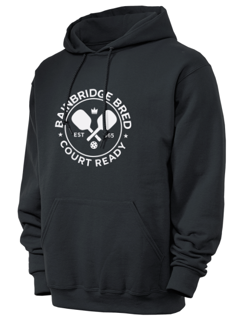 Bainbridge Bred Pickleball Unisex Hooded Sweatshirt | Swagsta