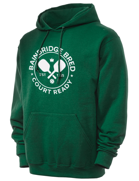 Bainbridge Bred Pickleball Unisex Hooded Sweatshirt | Swagsta