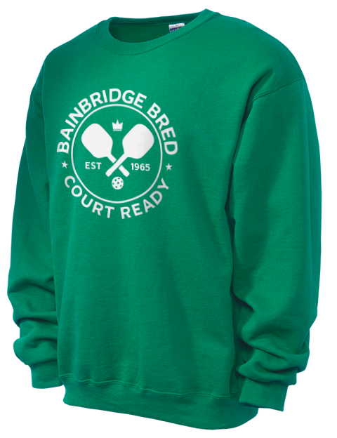 Bainbridge Bred Pickleball Unisex Crewneck Sweatshirt | Swagsta