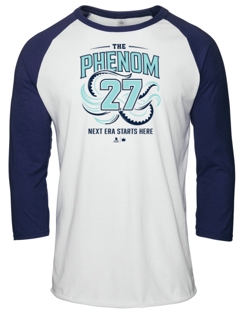 Starts Here Berkly Catton Unisex Premium Three-Quarter Raglan T-Shirt | Swagsta