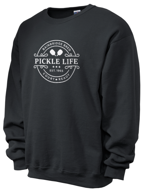 Bainbridge Life Pickleball Unisex Crewneck Sweatshirt | Swagsta