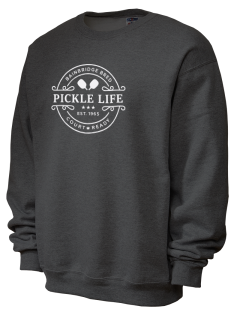 Bainbridge Life Pickleball Unisex Crewneck Sweatshirt | Swagsta