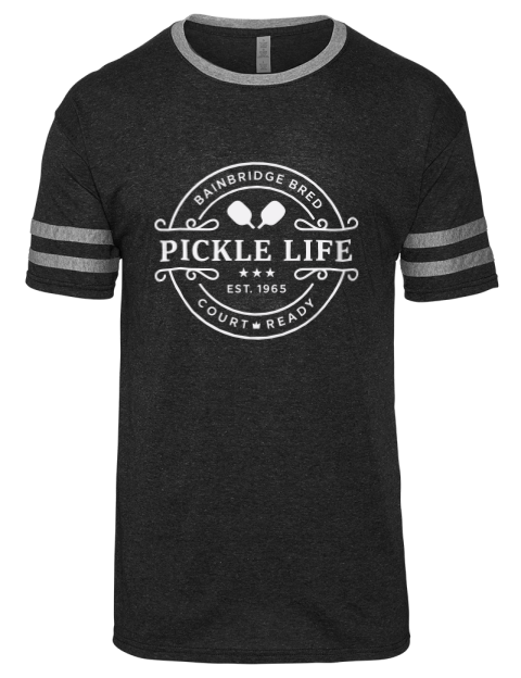 Bainbridge Life Pickleball Men's Tri-Blend T-Shirt | Swagsta